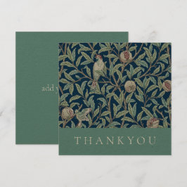 Dankeskarte: WILLIAM MORRIS : POMEGRANATE Dankeskarte