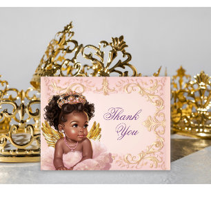 Dankeskarten für Afroamerikanische Prinzessin Dankeskarte