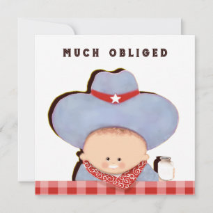 Dankeskarten für Baby-Geschenke Dankeskarte