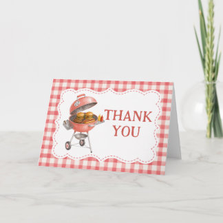 Dankeskarten für Baby-Party von Red Burger BBQ Dankeskarte