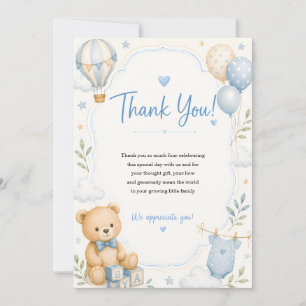 Dankeskarten für Baby Shower Dankeskarte