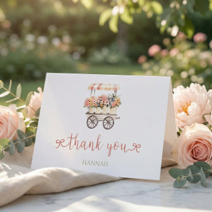 Dankeskarten für Baby-Shower im lokal Gewachsenen Dankeskarte