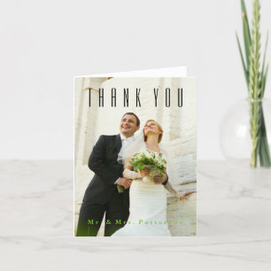 Dankeskarten für Hochzeitsfotos Dankeskarte