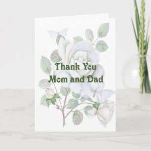 Dankeskarten für Mama und Papa für die Hilfe bei d Dankeskarte