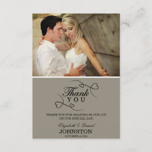Dankeskarten Hochzeit Dankeskarte