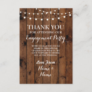 Dankeskarten-Hochzeit Holzlichter Dankeskarte