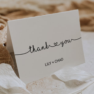 Dankeskarten Love Hearts Dankeskarte