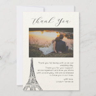 Dankeskarten, Script Danksagungskarten, Foto Dankeskarte