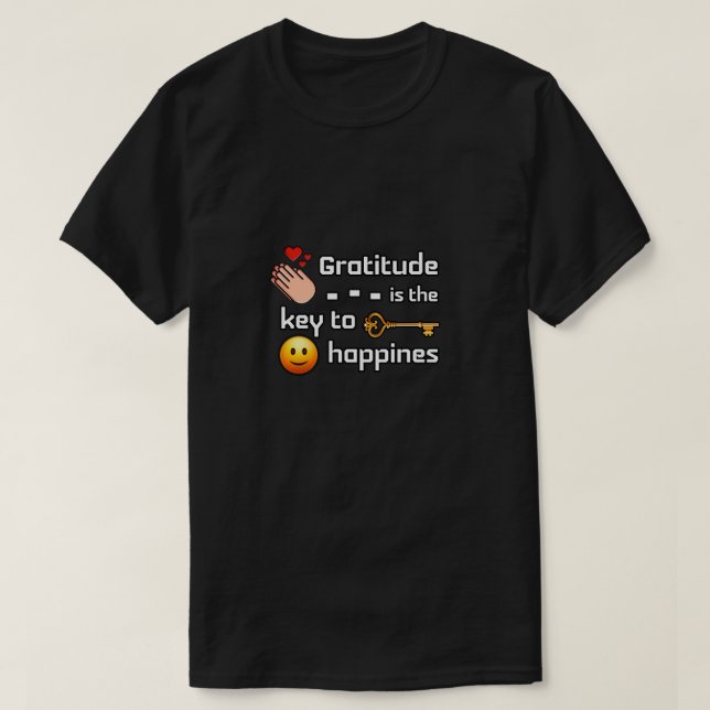 Dankesquotes T-Shirt (Design vorne)