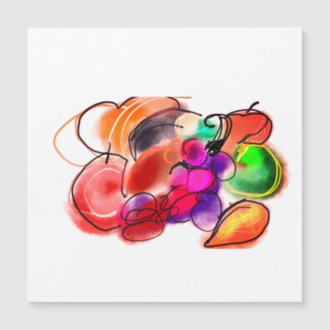 Dankfestessen Magnetkarte (Vorderseite)