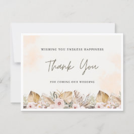 Dankkarte für Hochzeiten | elegant Postkarte
