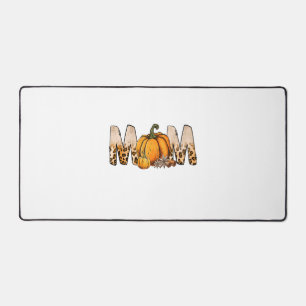 Danksagende Mama Pumpkin Leopart Schreibtischunterlage