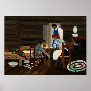 Danksagung/Familiengebet - Horace Pippin Poster
