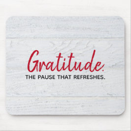 Danksagung für Holz Mousepad