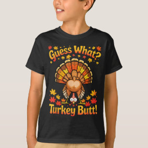 Danksgiving Lustig Errate Was Truthahn Hintern Lus T-Shirt