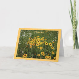 Dankt einem Bündel Dankeskarte