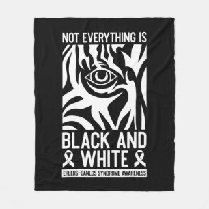 Danlos Zebra Rheumat, Schwarz-Weiß-Leser Fleecedecke