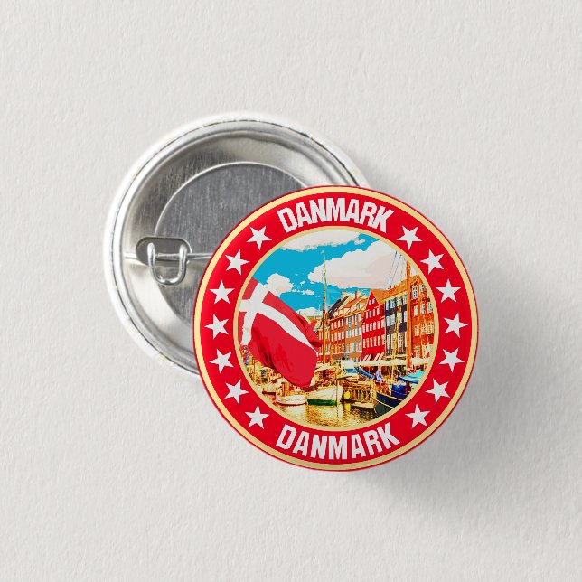 Danmark Button (Vorne & Hinten)