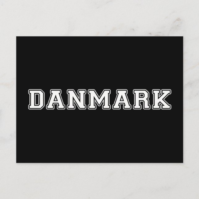 Danmark Postkarte (Vorderseite)