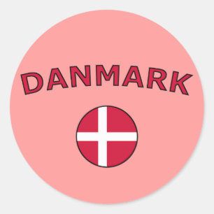 Danmark Runder Aufkleber