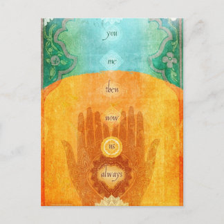 Dann sind wir immer postkarte