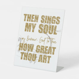 Dann singt mein Soul Sockelschild