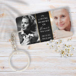 Dann und jetzt 2 Foto Gedenkstätte in der Liebe Er Schlüsselanhänger<br><div class="desc">Eine elegante Beerdigung Gedenkfeier zum Leben Schlüsselanhänger Keepake mit 2 besonderen Fotos. Entwickelt von Thisisnotme©</div>