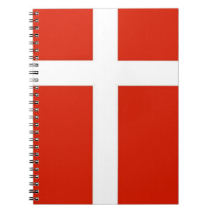 Dannebrog Die Offizielle Flagge Dänemarks Notizblock
