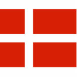 Dannebrog Fotoskulptur Ornament<br><div class="desc">Die Nationalflagge Dänemarks,  Dannebrog,  ist rot mit einem weißen skandinavischen Kreuz,  das sich bis an den Rand der Flagge erstreckt.</div>