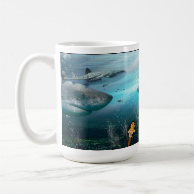 Danni die Meerjungfrau Kaffeetasse (Links)