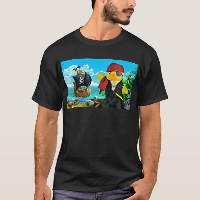 Danny Duck, der Pirate-T - Shirt (Vorderseite)