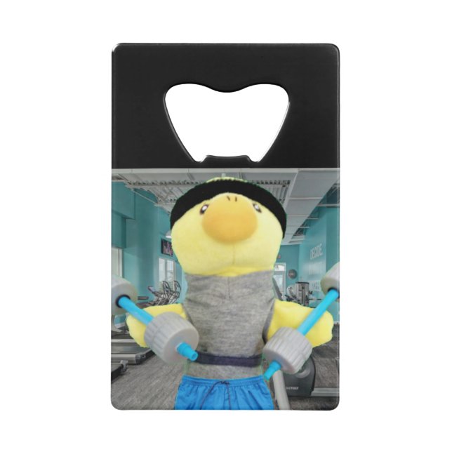 Danny Duck im Gym Geldbeutel Flaschenöffner (Vorderseite)