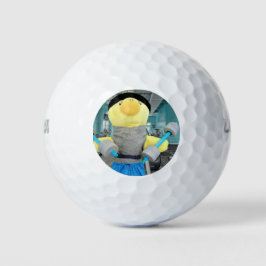 Danny Duck im Gym Golfball