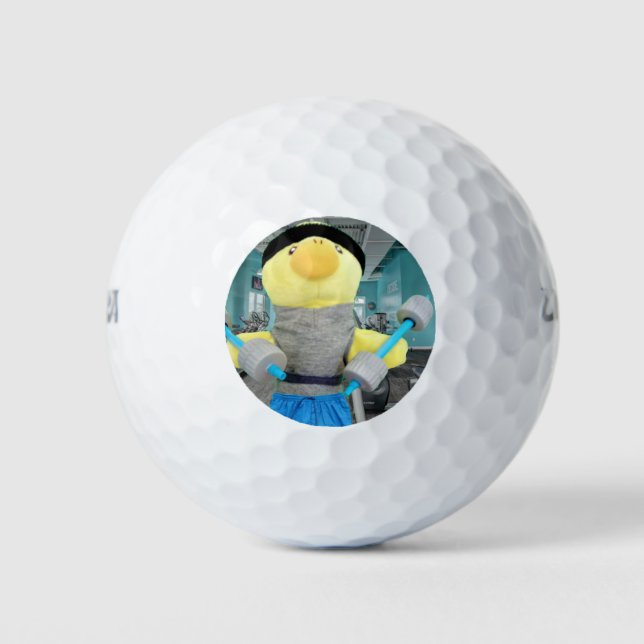 Danny Duck im Gym Golfball (Vorderseite)