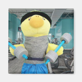 Danny Duck in the Gym Magnet