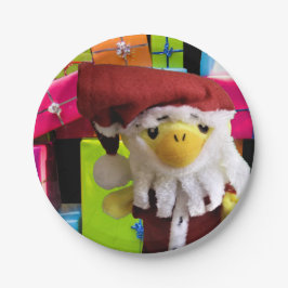 Danny Duck Santa. Pappteller