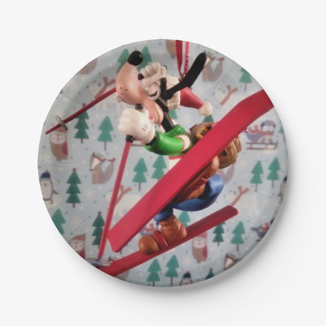 Danny Duck Santa. Pappteller (Vorderseite)