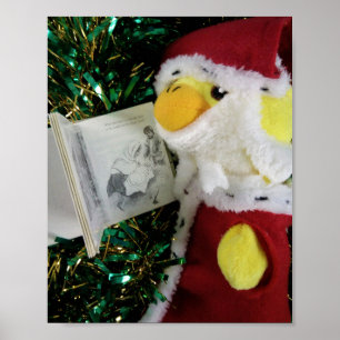Danny Duck Santa Poster
