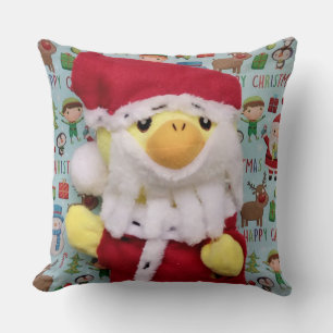 Danny Duck Santa Weihnachts-Wurfkissen Kissen