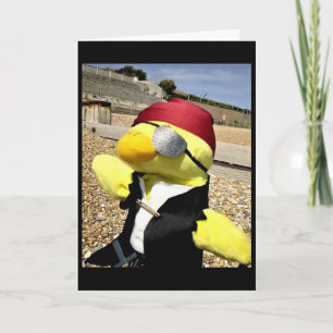Danny Duck the Pirate Birthday Card Karte