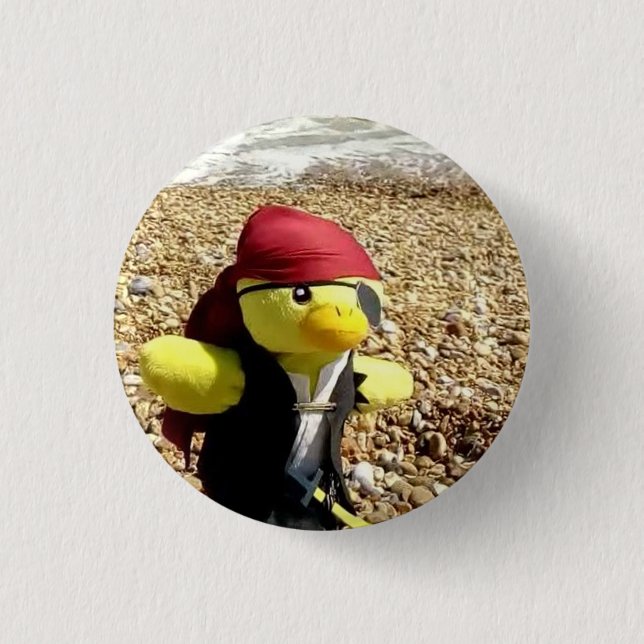 Danny Duck the Pirate Button (Vorderseite)