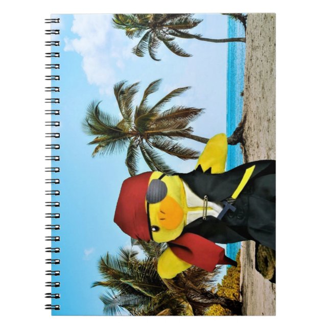 Danny Duck the Pirate Notebook Notizblock (Vorderseite)
