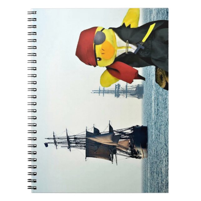 Danny Duck the Pirate Notebook Notizblock (Vorderseite)