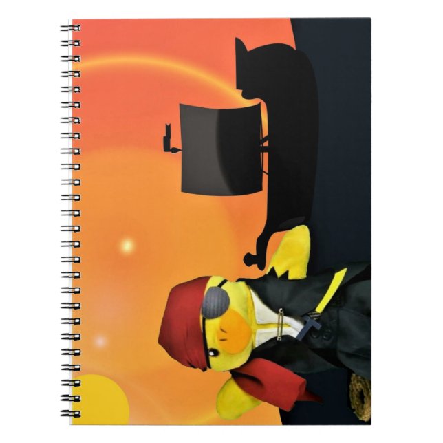 Danny Duck the Pirate Notebook Notizblock (Vorderseite)