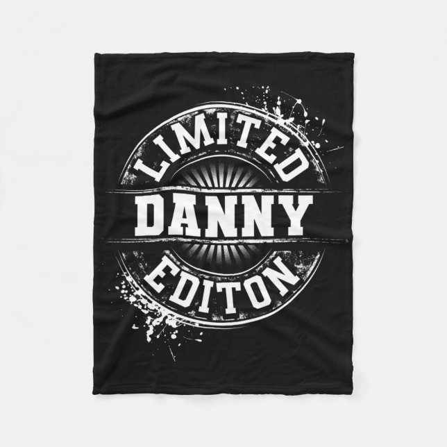 Danny Limited Edition Funny Personalisiert Name Jo Fleecedecke (Vorderseite)