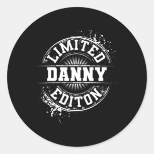 Danny Limited Edition Funny Personalisiert Name Jo Runder Aufkleber