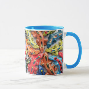 "Danny's Lizard Fiesta" en céramique Lizard Mug -