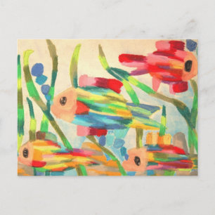 Dannysylee The Rainbow Fish Postcard Postkarte