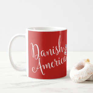 Danois-Américain Coeurs Enmêlés Mug