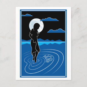 Dans cette profonde réflexion_ carte postale